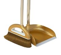 Balai et ensemble d'espionnage : brosse à fouetter à long manche, outil de balayage de collection de cheveux | Catcher poussière de peigne plat, plateau de de cuisine, nettoyeur de poignée