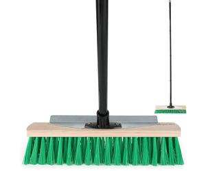 Balai Extérieur Hausfelder Avec Manche 40 cm - Balai de Voirie, Pelle de Jardin Extra Large