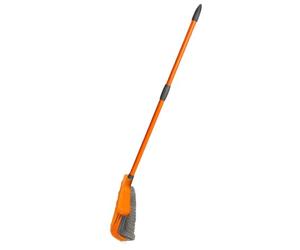 Balai Extérieur VENTEO - Brosse Incurvée, Manche Extensible - Pour Tous Types de Sols et Toutes Les Saisons - Brosse de 42cm en PVC Lavable