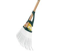 LEBORGNE Balai à gazon Xfil dents plate 20 dents Em bois 1m50