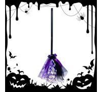 Balai Halloween De Sorcière Décorations Qui Font Peur détachables et