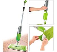 Balai Lave-Sol Avec Vaporisateur Intégré, Carrelage Le Bois et Tous Les Planchers avec 10 pièces Balai Tissu Lavage