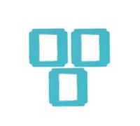 Balai Lave-vitres Bleu Et Gris For Robot Purerobo W-S3, W-S8S Et W-S3S(Blue 3pcs)