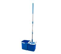 Balai Magique Microfibre, Nettoyage Sol Facile et Rapide, Seau Double Bac
