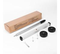 Balai magnétique avec roues de 43,2 cm, poignée réglable, outil à main en alliage d'aluminium léger pour recueillir les débris métalliques