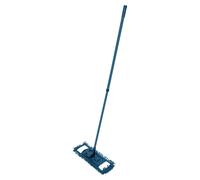 Generique Balai MOP Chenille microfibre Manche métal téléscopique 74–130 cm Bleu Paon