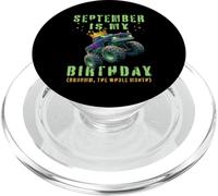 Balai Monster Truck d'anniversaire de Septembre PopSockets PopGrip pour MagSafe