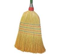 PEGGY PERFECT Balai paille de riz, manche en bois, 6 fils