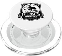 Balai Parking Only Witch Flying PopSockets PopGrip pour MagSafe