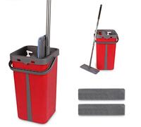 Balai Plat Microfibre Systeme d'Essorage rouge Cenocco CC9077-RD