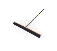 Balai pour finitions en bois et béton de 91 cm avec manche télescopique de 2 mètres réglable en angle. Brosse Broom