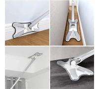 Balai pour nettoyer les sols, grande serpillère plate pour une utilisation humide et sèche, balai paresseux, rotation à 360°, balai plat en microfibre mains libres, outils de nettoyage ménagers pour
