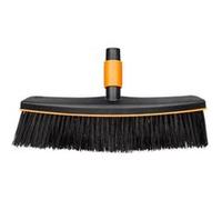 Fiskars Balai d'extérieur QuikFit 38 cm – Poils en polypropylène Noir/Orange