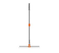 Balai raclette de Sol Multifonctionnel à Long Manche télescopique, épurateur pour Douche, Salle de Bains, Nettoyage de vitres, Plastique, Acier Inoxydable, Silicone 98 110 cm
