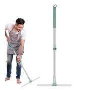 Balai raclette pour Sol, Balai à récurer - Épilateur pour Poils d'animaux avec Manche télescopique - Balai Multifonctionnel, raclette de Sol pour Salon, Cuisine, Salle de Bain