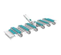 Bayrol Balai rectangulaire lesté 12 roues – nettoie le fond – brosses latérales