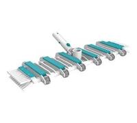Bayrol Balai rectangulaire lesté 12 roues – nettoie le fond – brosses latérales