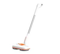 Balai rotatif électrique - Nettoyeur de sol sans fil avec phare LED et pulvérisateur d'eau, balai portatif rechargeable pour le nettoyage du bois dur et du carrelage