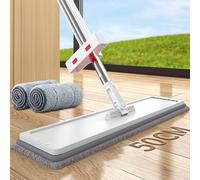 Balai serpillère à tête Large avec 2 Chiffons