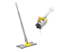 InnovaGoods® Balai Serpillère en Microfibre Autowring Type X Twop, Confortable et Efficace, Système d'Essorage Automatique, Manche Extensible, Seau avec Poignée et roulettes