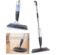 Balai serpillère avec fonction de pulvérisation avec serpillère rotative à 360° et réservoir d'eau de 700 ml