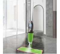 BALAI SERPILLERE，Avec Pulvérisation Multi-Fonction Mop Spray Pliable Plastique (Vert)