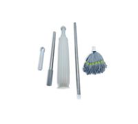Balai serpillière avec manche rétractable + Recharge microfibre | Venteo | tête microfibre