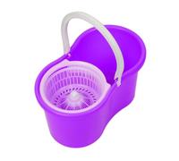 Balai Serpillière Rotatif tournant 360° Essorage Mop seau et essoreuse violet