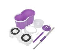 Balai Serpillière Rotatif Tournant Essorage 360° Magic mop nettoyer violet