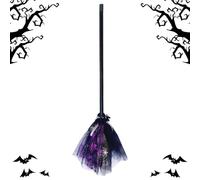 Balai Sorcière Accessoire Déguisement Ainsi Que Décoration Fête Effrayant