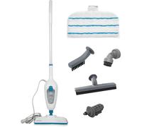 Balai Vapeur 1300W avec Nettoyeur à Main et 5 Accessoires, Réservoir 350 ml