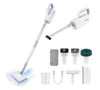 Balai Vapeur 3-En-1, Nettoyeur À Vapeur Portable, Passez Facilement Du Mode Vertical Au Mode Portable, 2 Niveaux De Vapeur Réglables, Permet De Profiter D'un Nettoyage De Niveau Professionnel Dans Vos