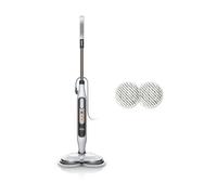 Shark Clean Balai vapeur S8201EU – 2 tampons rotatifs, 3 réglages vapeur