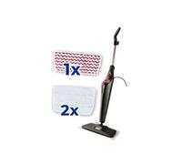Vileda Balai vapeur Steam Plus XXL Rectangulaire Power Pad – Hygiénique, pour sols durs et moquettes