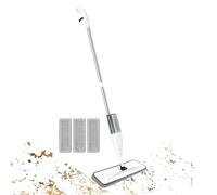 Balai vaporisateur | Nettoyage des sols en bois rotatifs humides et secs | Serpillière de sol à usage sec pour propriétaires, femmes de ménage, locataires, maison, bureau, cuisine | Appartement