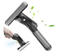 Balai vaporisateur portable mini balai vaporisateur pour usage humide et sec lavage à la main mini auto-essorant pour petits espaces miroir table à manger dessus de table vitre de voiture