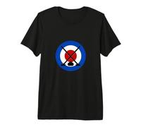 Balais à friser avec Pierre et Bouleau T-Shirt Haut de Gamme