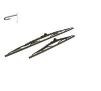 Bosch Balais d'essuie-glace Twin 612 – Jeu 2 pièces Avant 600/400 mm Quick-Clip pré-assemblé