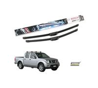 Balais Bosch pour Nissan NP300 Navara D40 - Insignia - Mazda 6