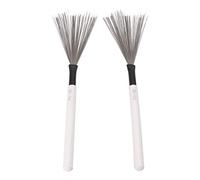 Balais de Batterie en érable, Brosse pour Batterie avec Fil D’acier for