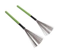 Balais de Batterie en érable, Brosse pour Batterie avec Fil D’acier for