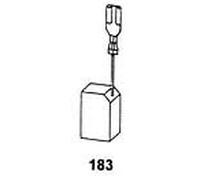 Balais de Charbon Asein 0966 pour Outils Électriques Black & Decker, DeWalt & ELU - 6,3x6,3x13mm - 0,25x0,25x0,51'' - Remplace les pièces d'origine 949833-04, 930802-00 & 949833-04