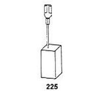 Balais de Charbon Asein 1114 pour Outils Électriques Bosch - 5x8x18mm - 0,20x0,31x0,71'' - Avec Arrêt Automatique - Remplace les pièces d'origine 1.607.014.116, 1.607.014.128 & 1.650.701.128