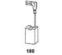 Balais de Charbon Asein 1954 pour Outils Électriques - 5x7x12,5mm - 0,20x0,28x0,49''