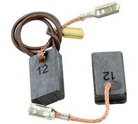 Balais de Charbon Buildalot Specialty ca-15-09947 pour Bosch GWS 14-125 C - 5x10x17mm - Avec Arrêt automatique, ressort, cable et connecteur - Remplace les pièces d'origine 1.607.000.499, 1.607.014.13