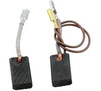 Balais de Charbon Buildalot Specialty ca-15-10608 pour Bosch GWS 14-125 C - 5x10x17,5mm - Avec Arrêt automatique, ressort, cable et connecteur - Remplace les pièces d'origine 1.607.014.139