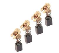 Balais de charbon compatibles, Balais de charbon en métal 10 x 7 x 7 mm, balais de moteur en carbone de rechange for meuleuse d'angle 18 V LXT BHR200 DGA452, 4 pièces