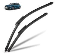 Balais d'essuie-glace avant arrière compatible avec AUDI A3 8Y 2020-2023 S3 RS3 SLine Sportback Brosses de pare-brise Accessoires de fenêtre 2021(Front,LHD)