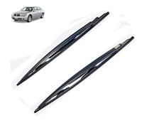 Balais d'essuie-glace avant compatible avec BMW Série 7 E65 E66 2002-2008 Alpina B7 Pare-brise Pare-brise 730Li 740Li 730d 740d 730i 740i