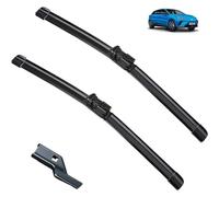 Balais d'essuie-glace avant compatible avec MG 4 MG4 EV Mulan EH32 2022 2023 Brosses de pare-brise de fenêtre Accessoires de voiture Recharges en caoutchouc (Color : Front, Size : LHD)